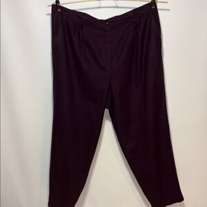 Dark Purple wool Trousers